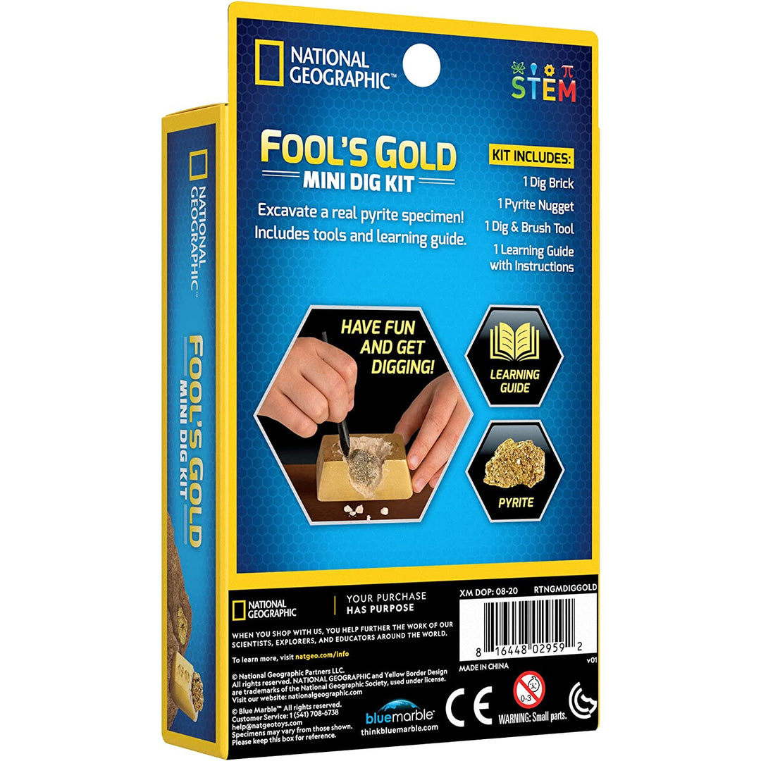 National Geographic - Pyriet te ontdekken | Fool's Gold set  (Impulse Mini Dig Fool's Gold)