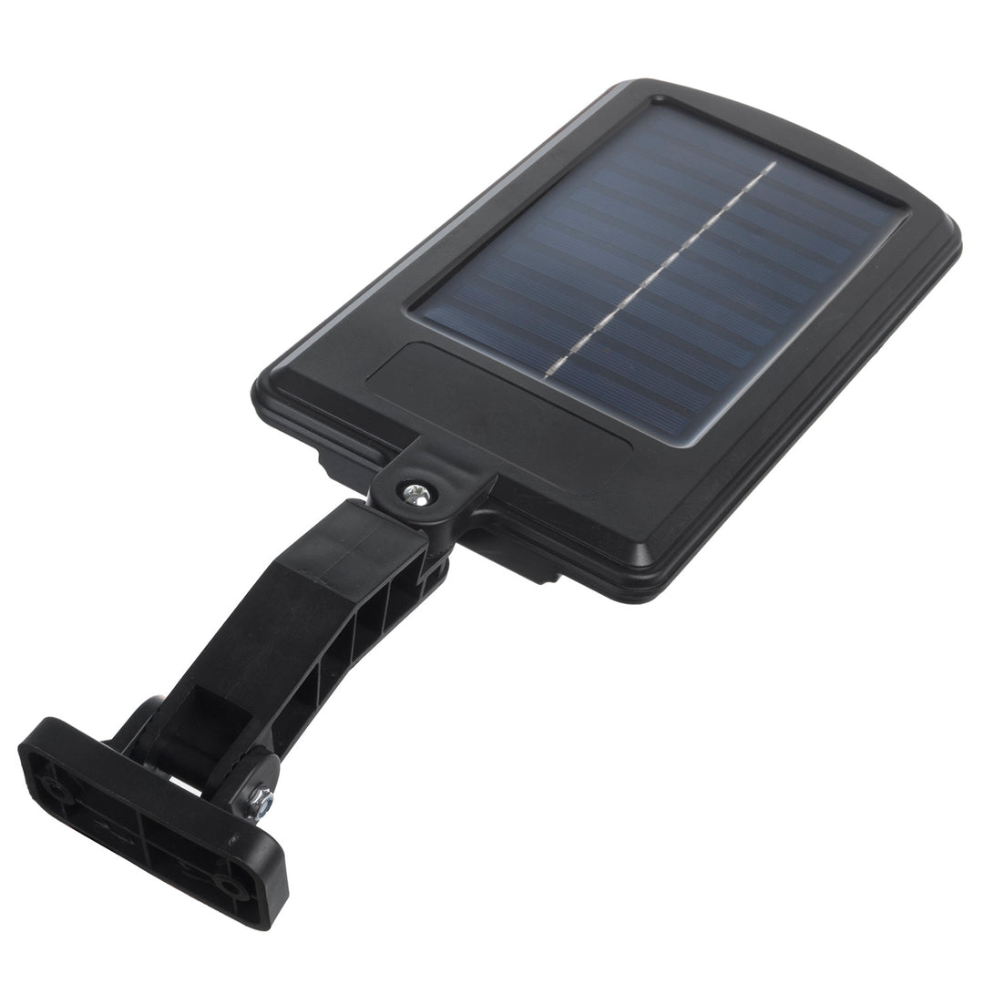 Maclean - Solar Lamp - Lampadaire solaire avec capteur de mouvement et de crépuscule - IP54 4W 400 Lumen 6500K Télécommande