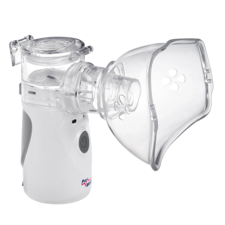 ProMedix - Inhalateur portable pour enfants et adultes | Inhalateur silencieux – Ensemble nébuliseur à deux masques – Rechargeable par USB