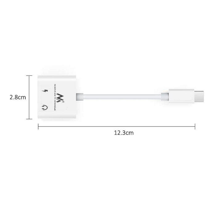 Maclean MCTV-848 - Adapter USB Type-C - 3,5mm mini jack z Power Delivery (PD) 30W