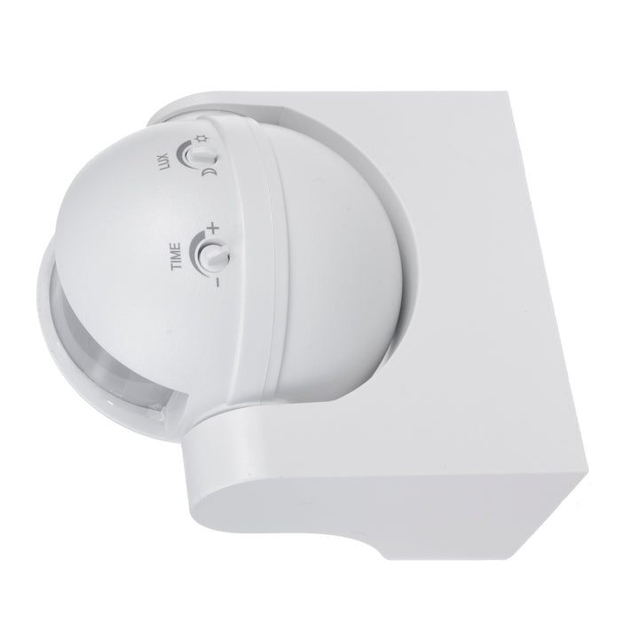 Maclean - Lampe LED avec détecteur de mouvement | 800/1200W - IP44 - Blanc