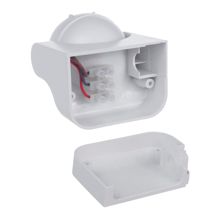 Maclean - Lampe LED avec détecteur de mouvement | 800/1200W - IP44 - Blanc