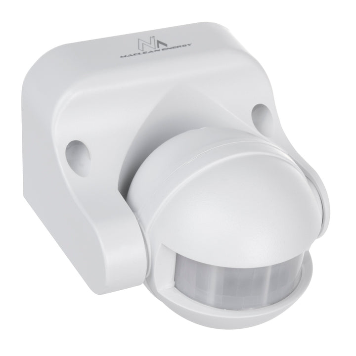 Maclean - Lampe LED avec détecteur de mouvement | 800/1200W - IP44 - Blanc