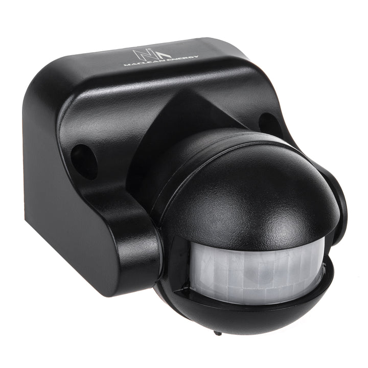 Maclean - Lampe LED avec détecteur de mouvement | 800/1200W - IP44 - Noir