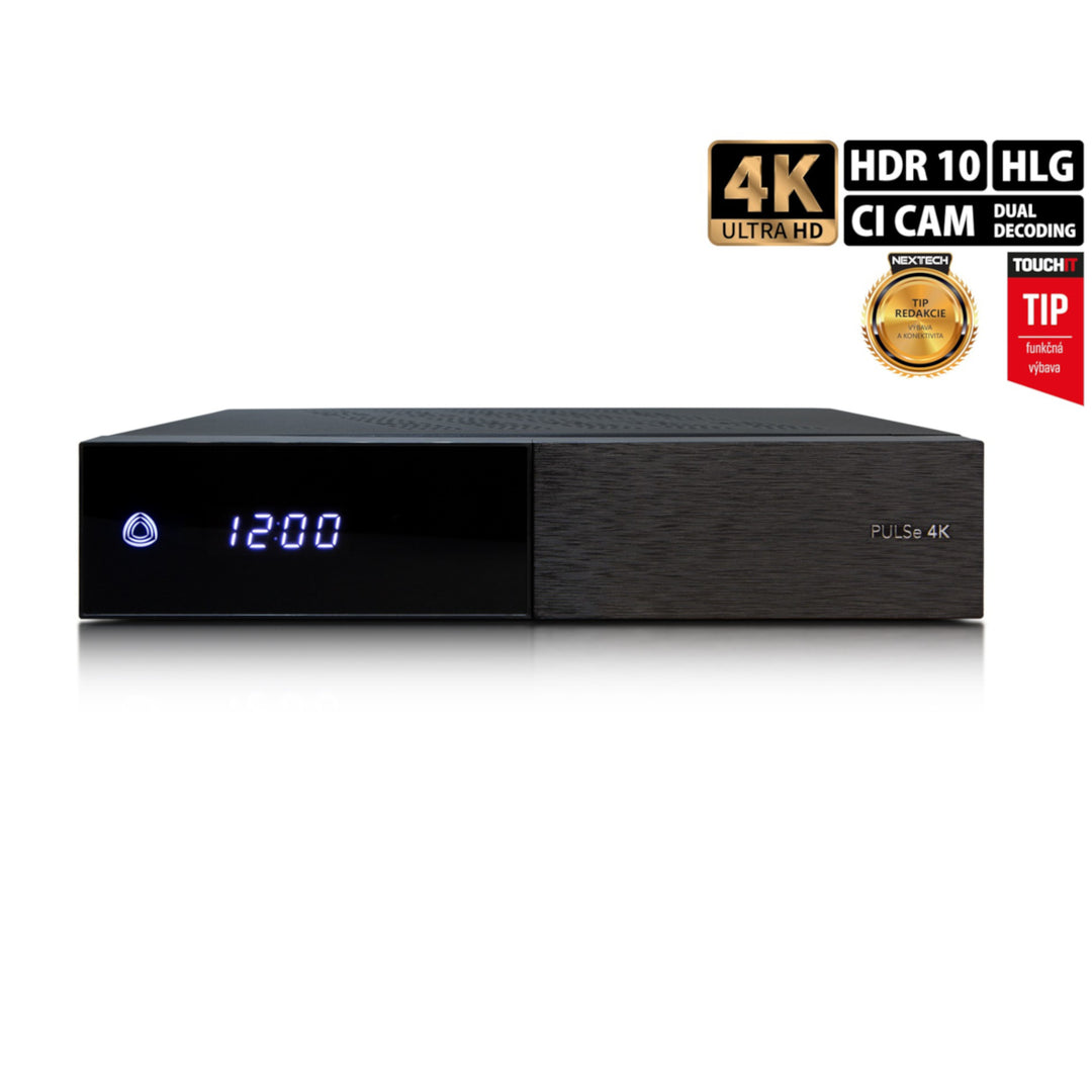 AB Pulse 4K UHD PVR Digitale ontvanger Combo PVR - 1x DVB S2X + 1x T2/C