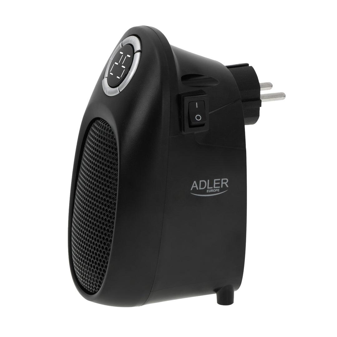 Adler AD 7726 - Thermoventilator 1500W  Easy Heater  met LED-display - Zwart