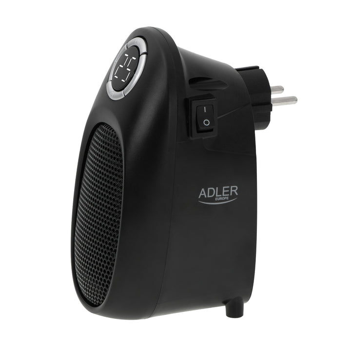 Adler AD 7726 - Thermoventilator 1500W  Easy Heater  met LED-display - Zwart