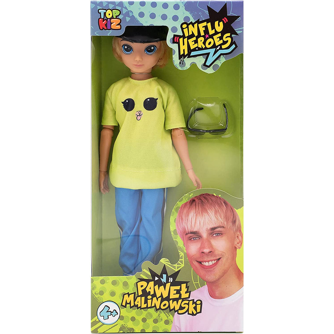 Influ Heroes - Pop Pawel Malinowski- Accessoire - Hoogte 23 cm