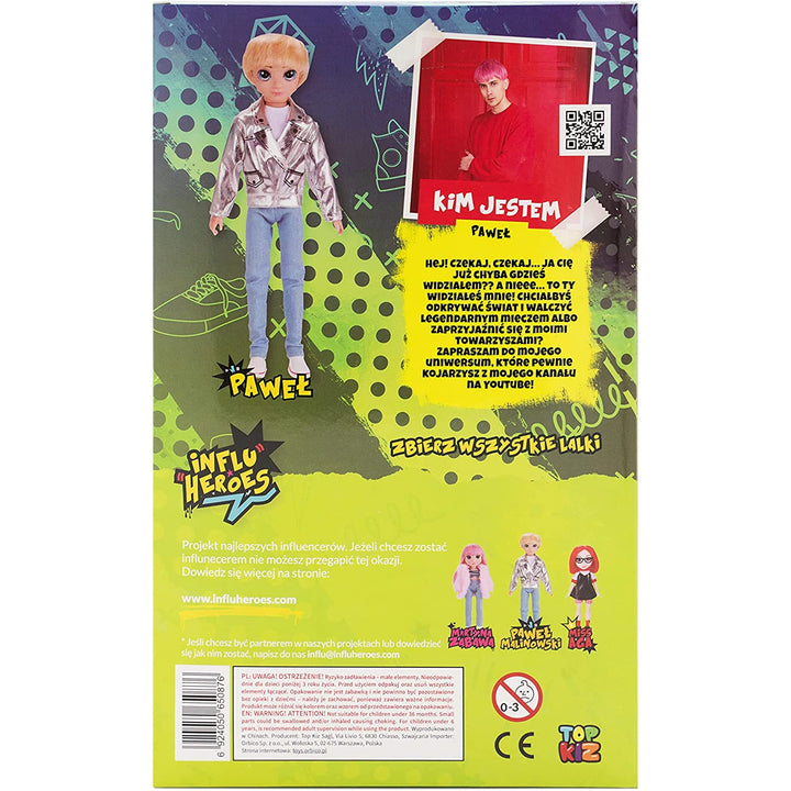 InfluHeroes Malinowski Pop met accessoires en verkleedkleren