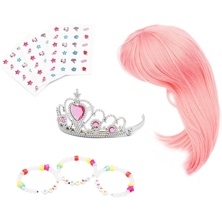 Influ Heroes Roleplay TK-INF0005 Martyna Zabawa Verkleedde set | Pruik\ kroon\ stickers en armband