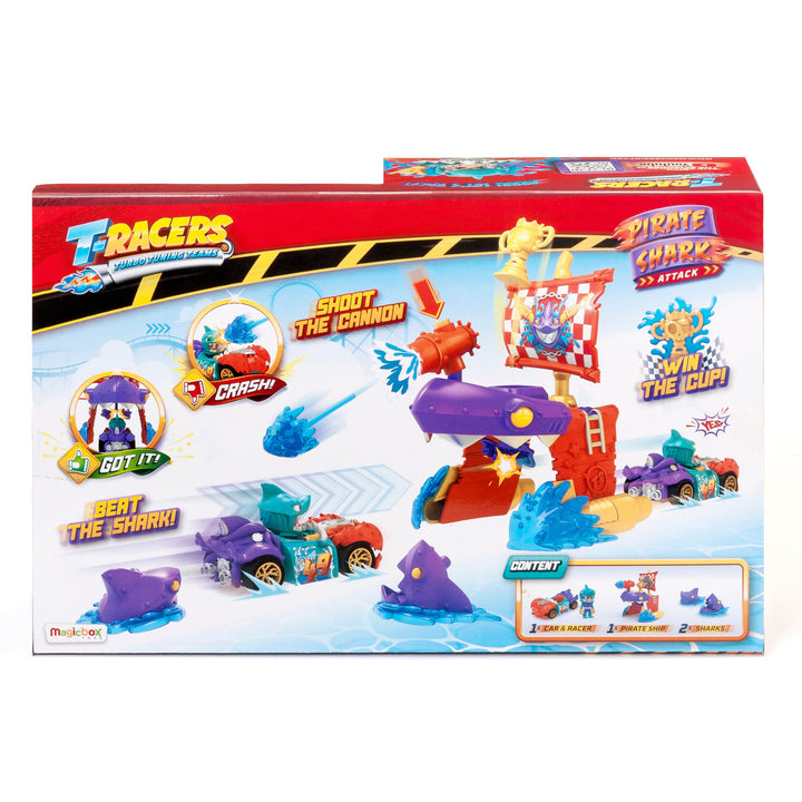 ORBICO - Véhicule exclusif T-Racers Pirate Shark Playset