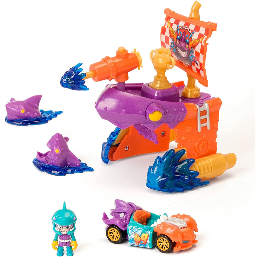 ORBICO - Véhicule exclusif T-Racers Pirate Shark Playset