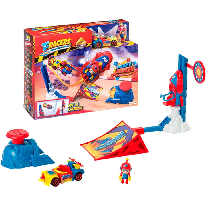 ORBICO - Véhicule exclusif T-Racers Rocket Launch Playset