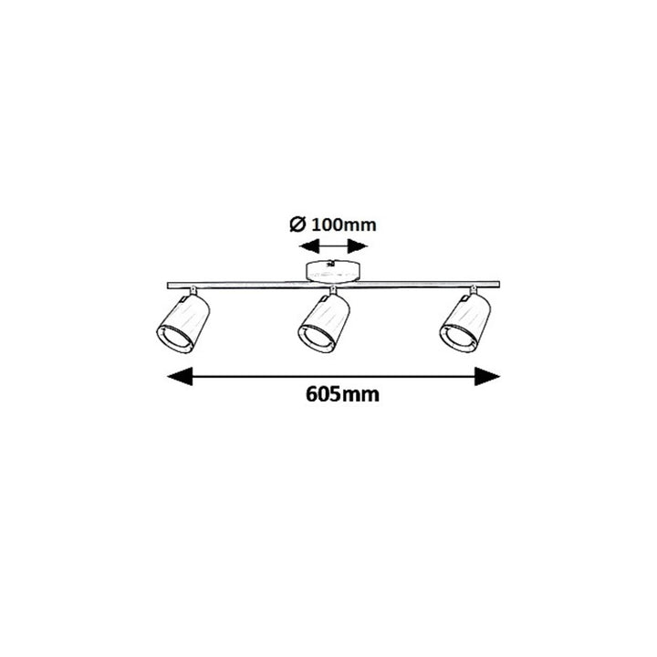 Rabalux - Plafondlamp LED 18W - Solange spot - Wit