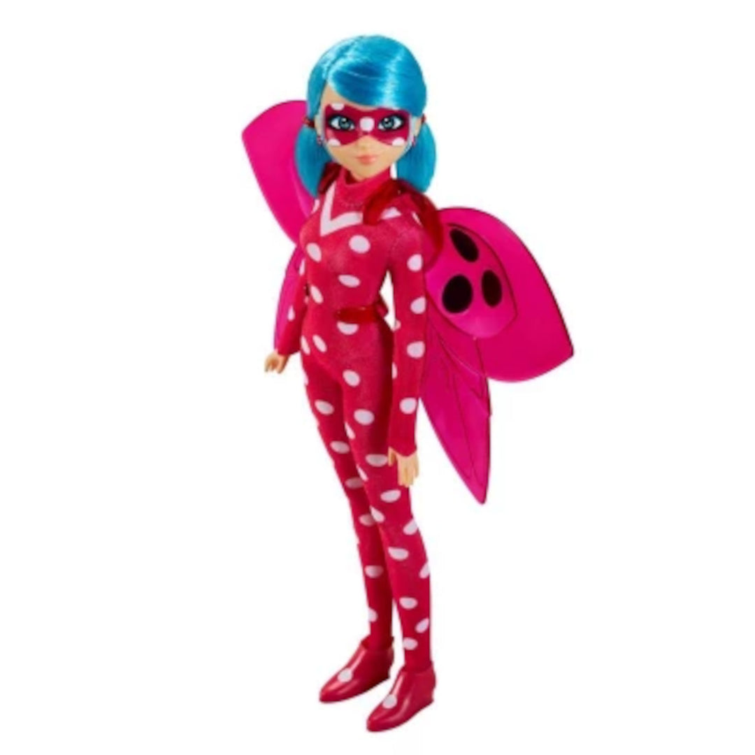 Miraculous - Wonderbaarlijke Cosmobug Lieveheersbeestje pop - buigbare armen en benen