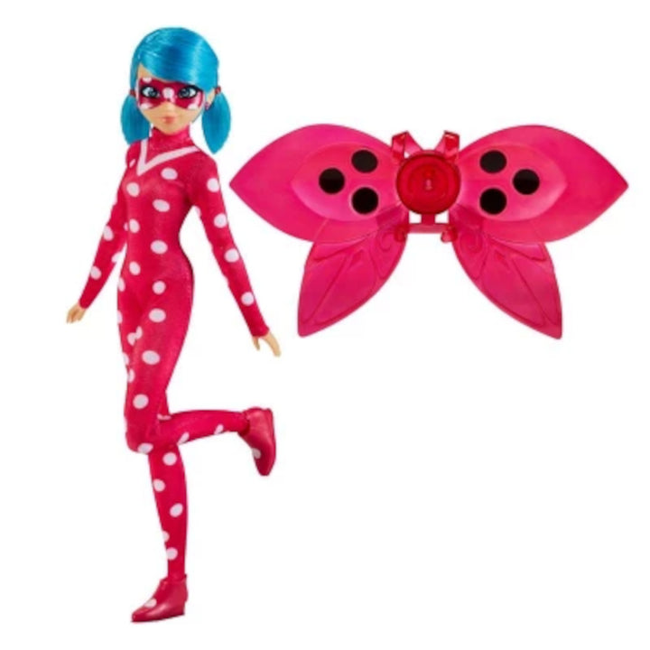 Miraculous - Wonderbaarlijke Cosmobug Lieveheersbeestje pop - buigbare armen en benen