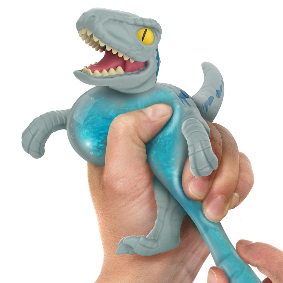 Figurka Heroes of Goo Jit Zu Jurassic World - dinozaurus Blauw