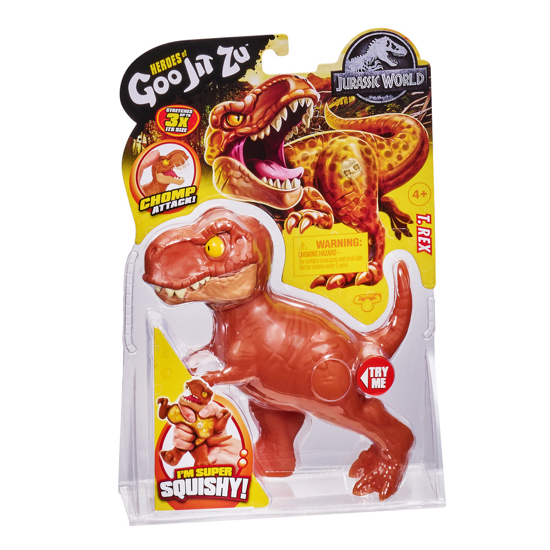 Figurka Helden van Goo Jit Zu Jurassic World - dinozaurus T-Rex