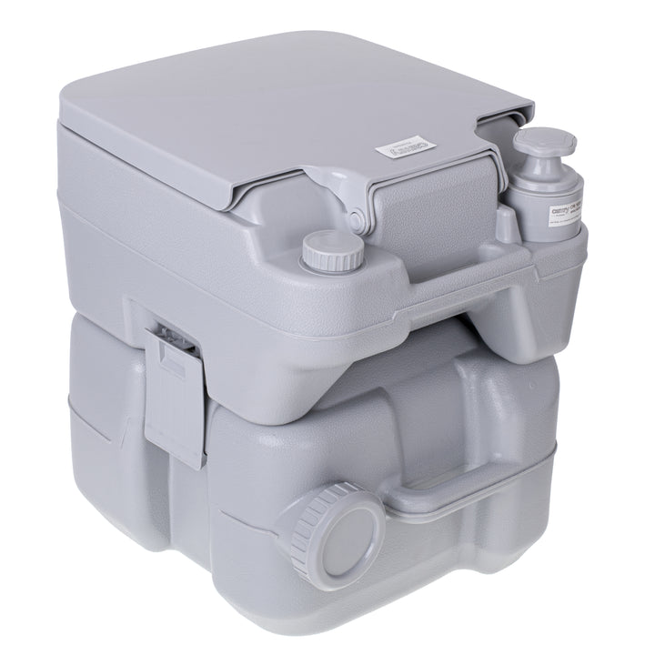 CAMRY CR 1035 Mobiele 20 liter toilet met 13L flush watertank Camping toilet Emmer reizen toilet Mobiele camping
