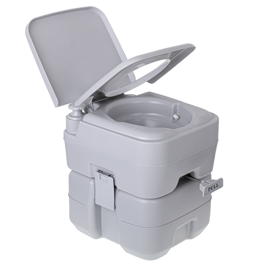 CAMRY CR 1035 Mobiele 20 liter toilet met 13L flush watertank Camping toilet Emmer reizen toilet Mobiele camping