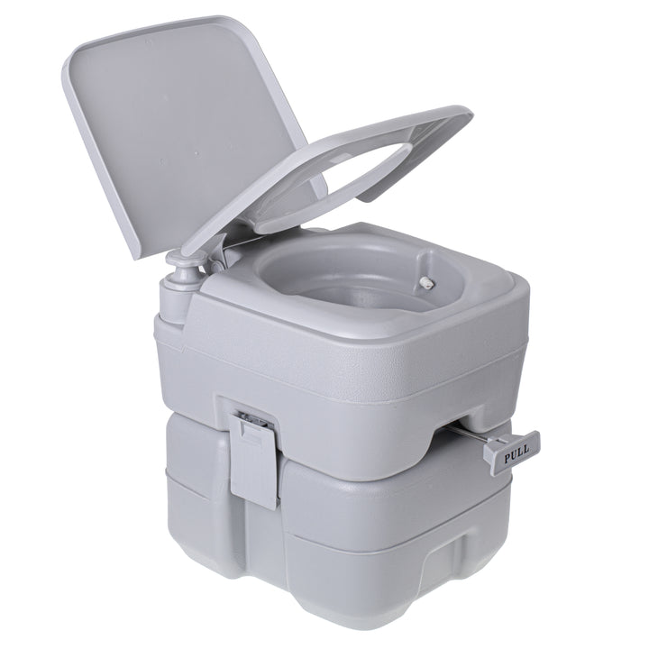 CAMRY CR 1035 Mobiele 20 liter toilet met 13L flush watertank Camping toilet Emmer reizen toilet Mobiele camping