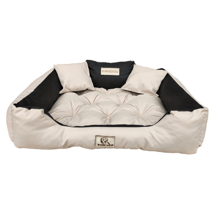 Kingdog - Honden- en kattenbed 55 x 45 | Beige - Maat S