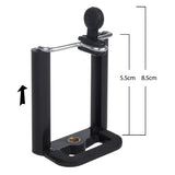 Maclean -  Universeel 1/4" Statief met Telefoonhouder en Draagtas - Geschikt voor Camera's Camcorders Smartphones Ringlampen - Hoogte max. 102cm-