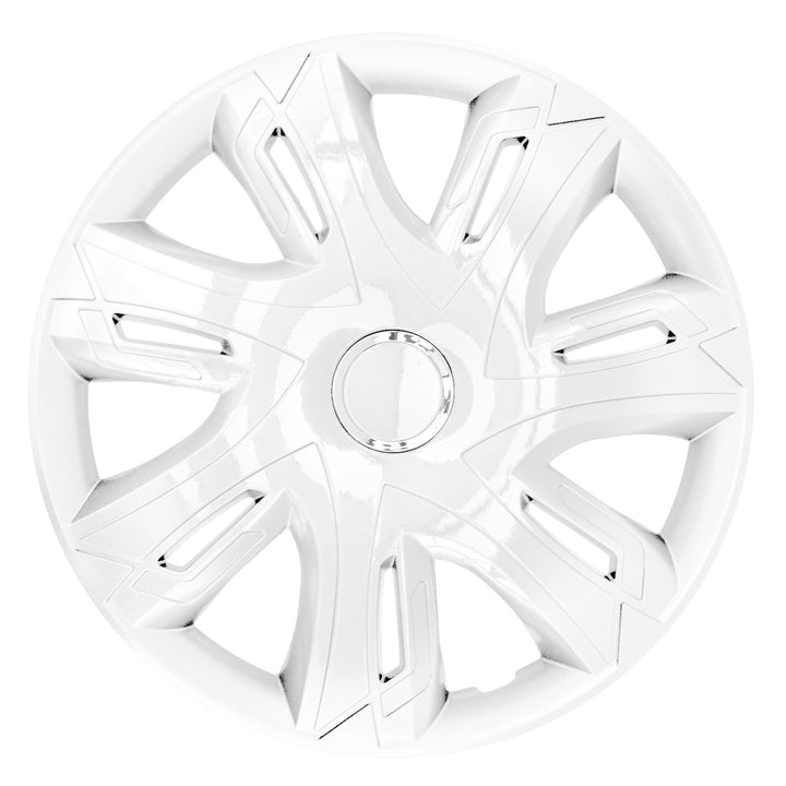 NRM - Enjoliveurs Supernova 14" | Plastique ABS - Peint en Blanc