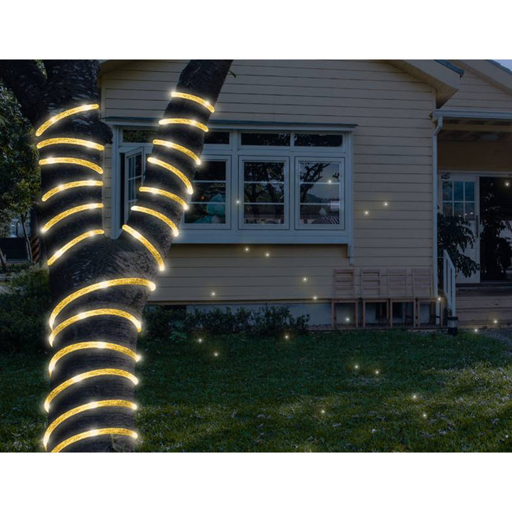Moon In The Room Kerstverlichting 10m Binnen-/buitenverlichting Fairy Lights 100 LEDs String met Glitter Lampen IP44 (Warm wit)