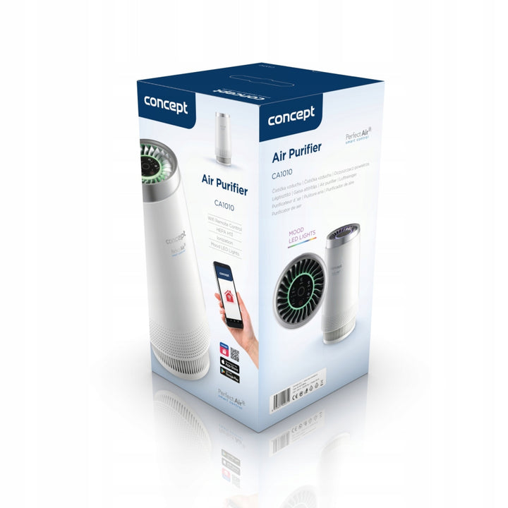 Concept CA1010 luchtreiniger - Perfect Air Smart -  20 m² \ 32 dB - Wit
