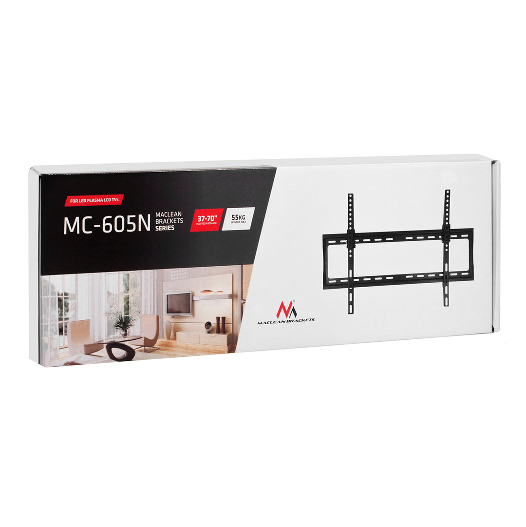 Support TV Maclean MC-605N + câble HDMI MCTV-813