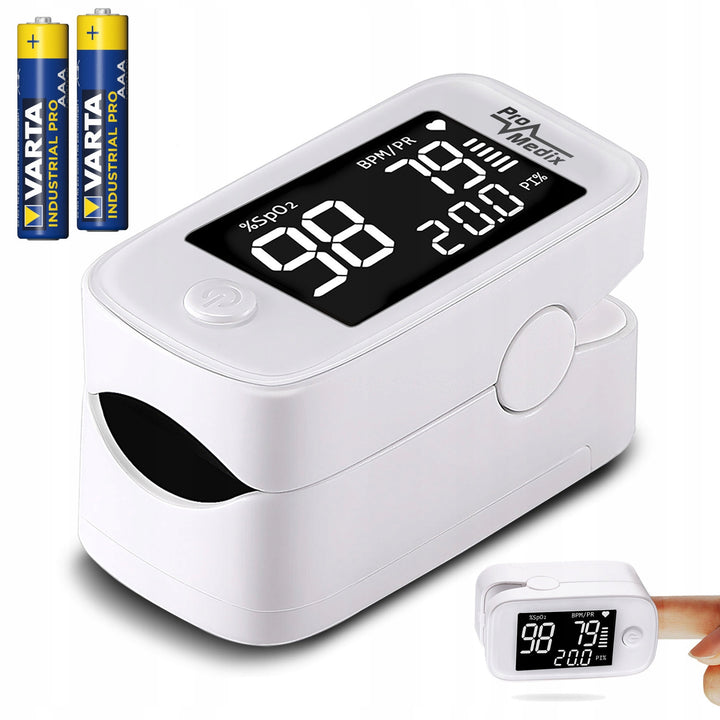 ProMedix medische pulsoxymeter PS-870 + batterijen