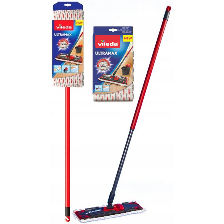 Vileda Ultramax mop met steel + extra mopvulling