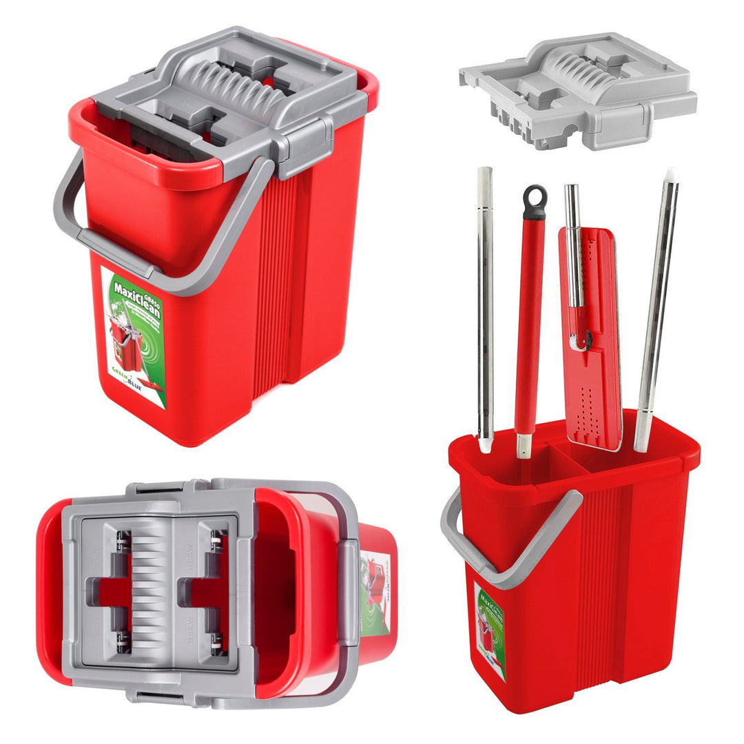 Automatische vlakmopemmer+3 microvezelinzetten