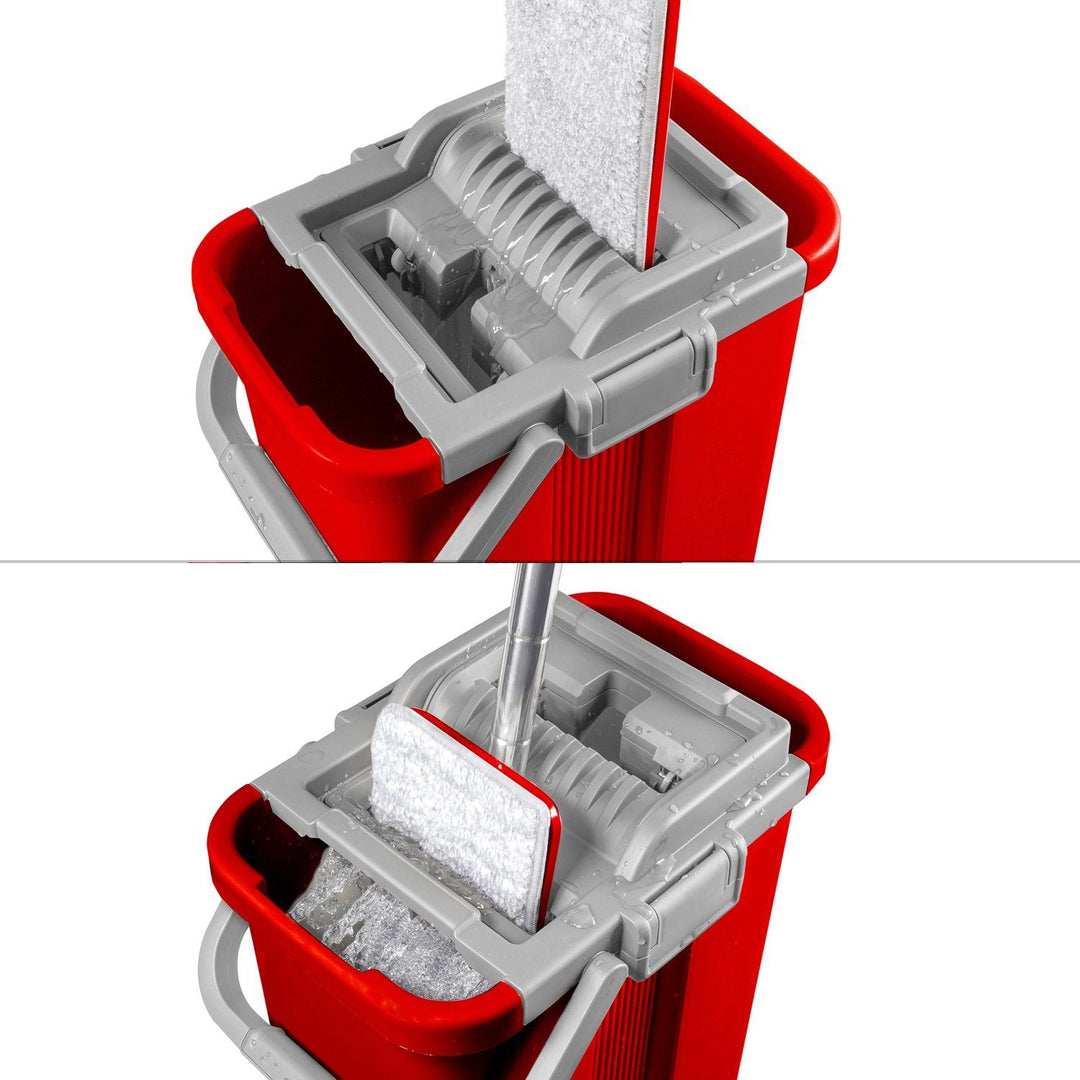 Automatische vlakmopemmer+3 microvezelinzetten
