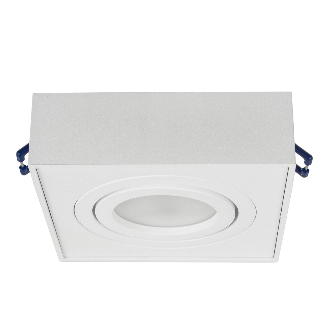 Luminaire encastré MCE464 W 7W + Led GU10