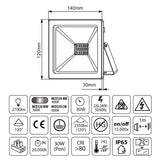 Vloerstandaard met LED verlichting Maclean 30W