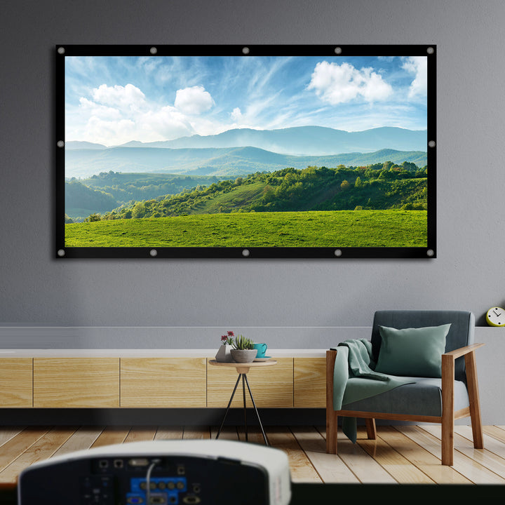 Maclean MC-980 - Draagbaar projectiescherm 84 inch 16:9 Full HD - 177x99cm