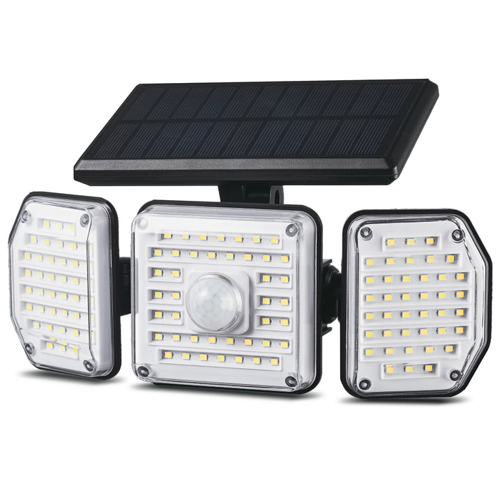 Maclean - Solar LED-lamp met bewegingssensor - IP65 / 4W / 320lm / 4000K - 3 bedrijfsmodi