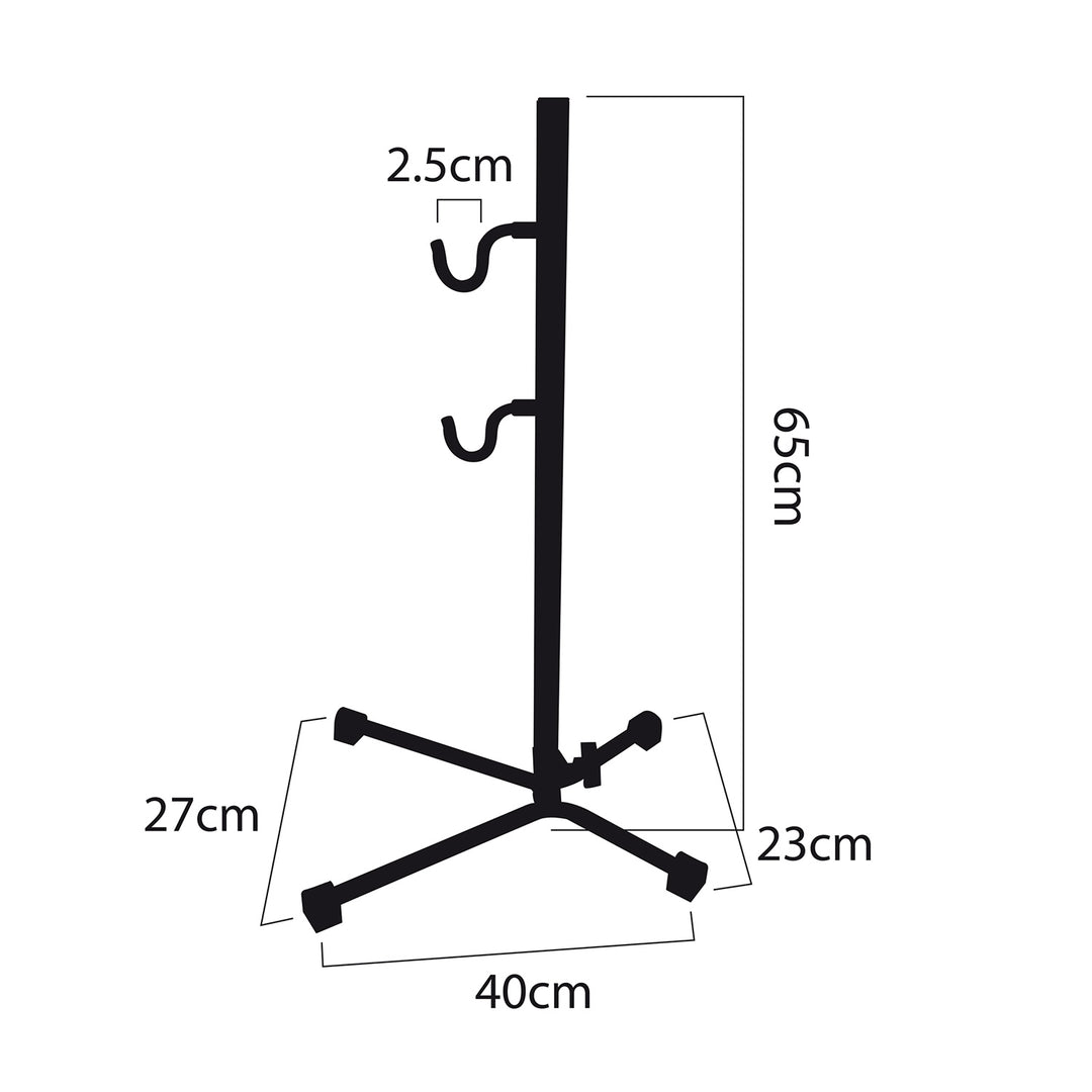 Maclean - Fiets muurbeugel / fietsservicestuur tot 27,5" -  met wielen - max. belasting 20kg - Zwart