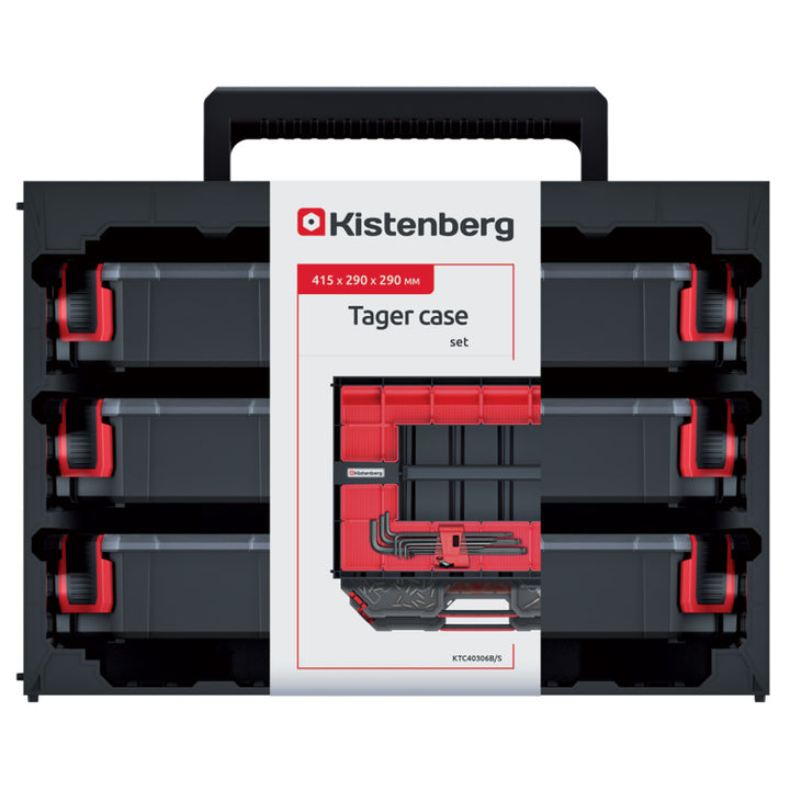 Kistenberg - Gereedschapskoffer / organizer - Tagercase 40 KTC40306B-S411