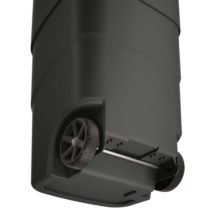 Prosperplast - Wheeler - Grote Afvalbak met wielen 110L - Zwart / Kunststof