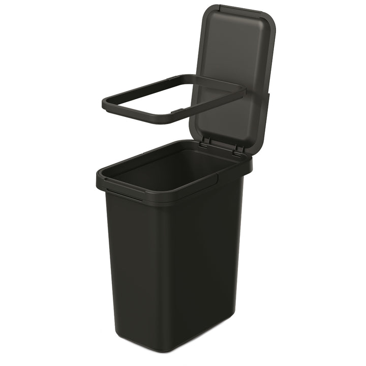 Prosperplast Keden - Poubelle 12L - Noir - Plastique