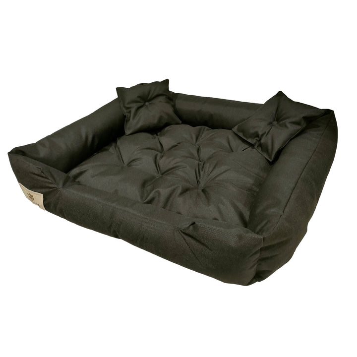 Prestige bed voor honden, katten 100x80 / 115x95 cm zwart