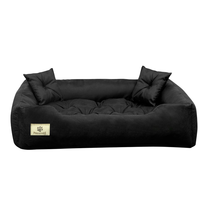 Prestige bed voor honden, katten 100x80 / 115x95 cm zwart