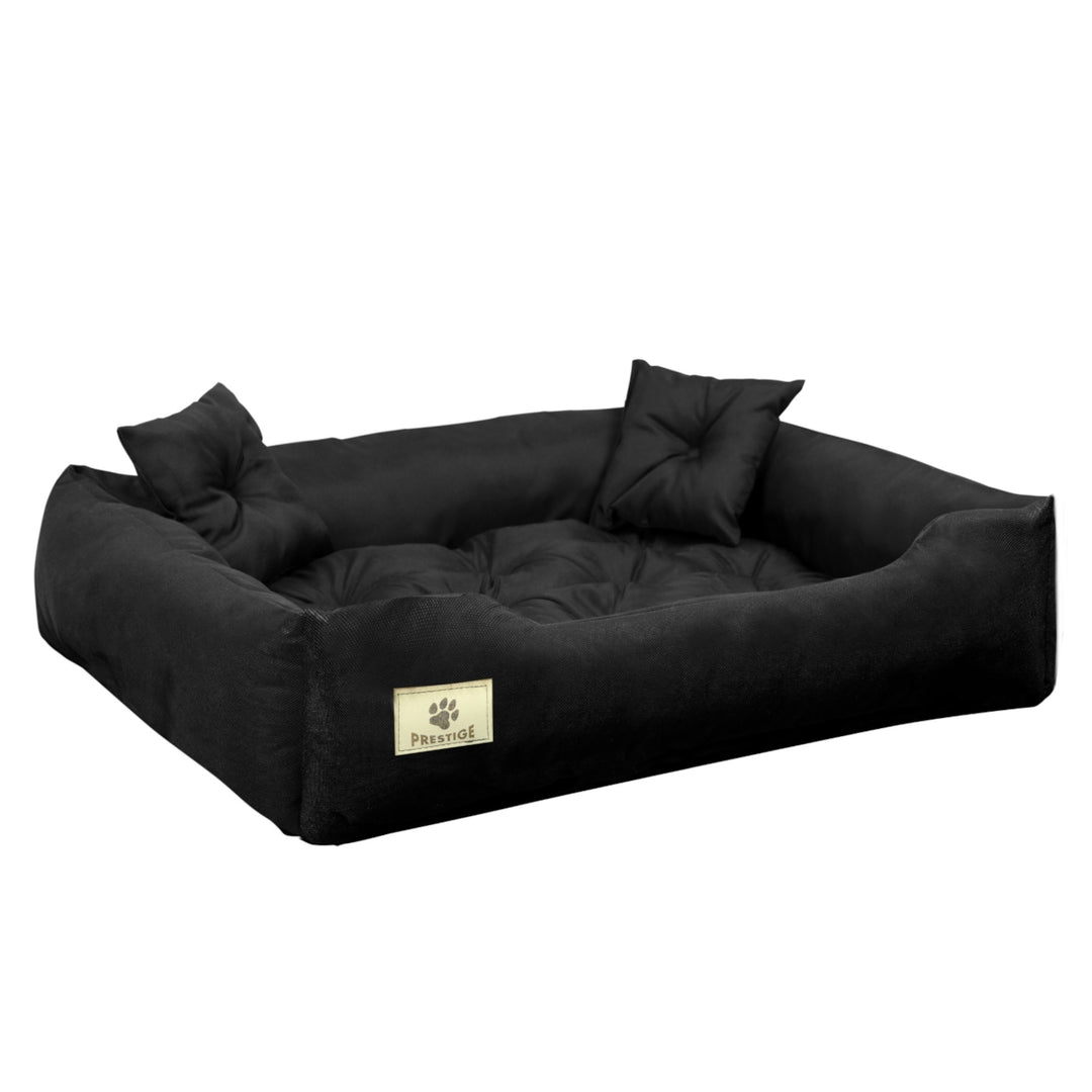 Prestige bed voor honden, katten 100x80 / 115x95 cm zwart