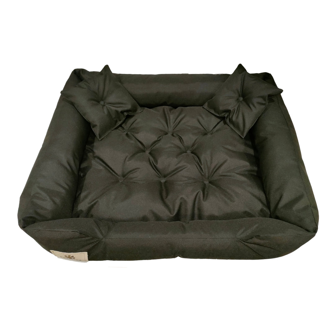 Prestige bed voor honden, katten 100x80 / 115x95 cm zwart