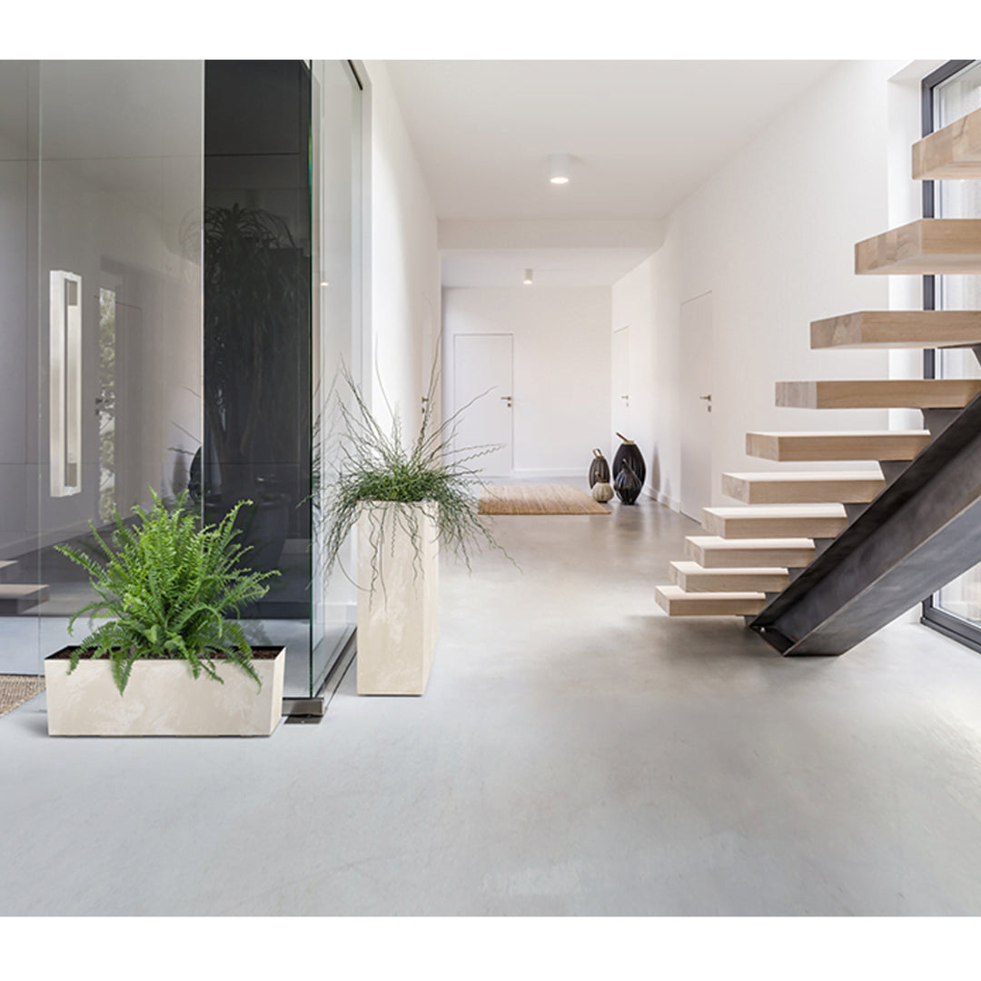 Prosperplast Furu Case Tower - Bloempot / Plantenbak met inzet - voor Binnen en Buiten - Antraciet