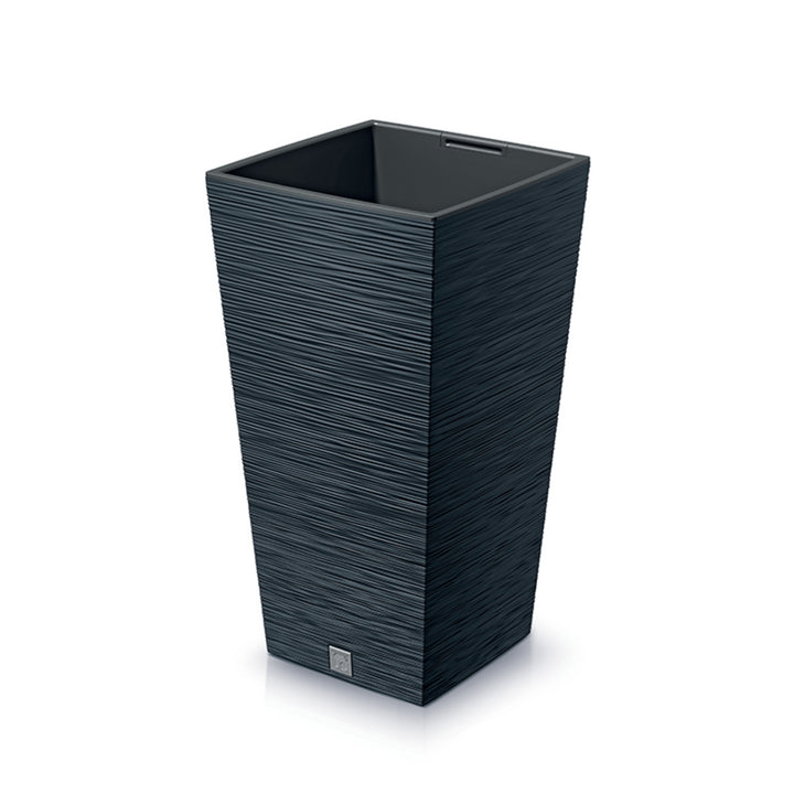 Prosperplast - Bloempot Hoog Vierkant Furu Square 35x35x66cm Antraciet