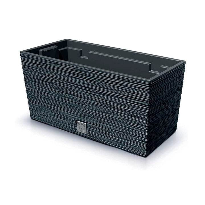 Prosperplast - Pot de fleur avec insert 8L - Furu Case Béton - Anthracite